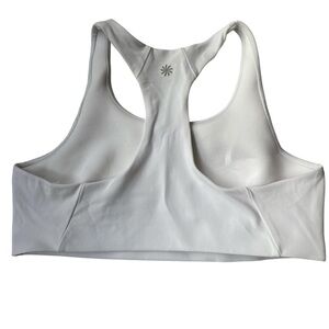 Athleta White Racerback Sports Bra